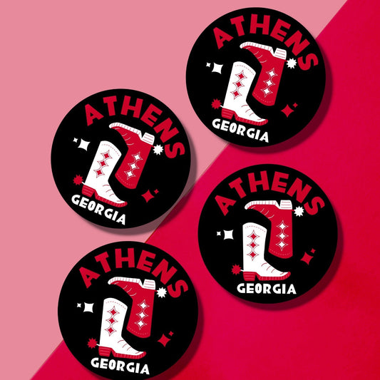 Georgia Kickoff College Town Acrylic Drink Coasters
