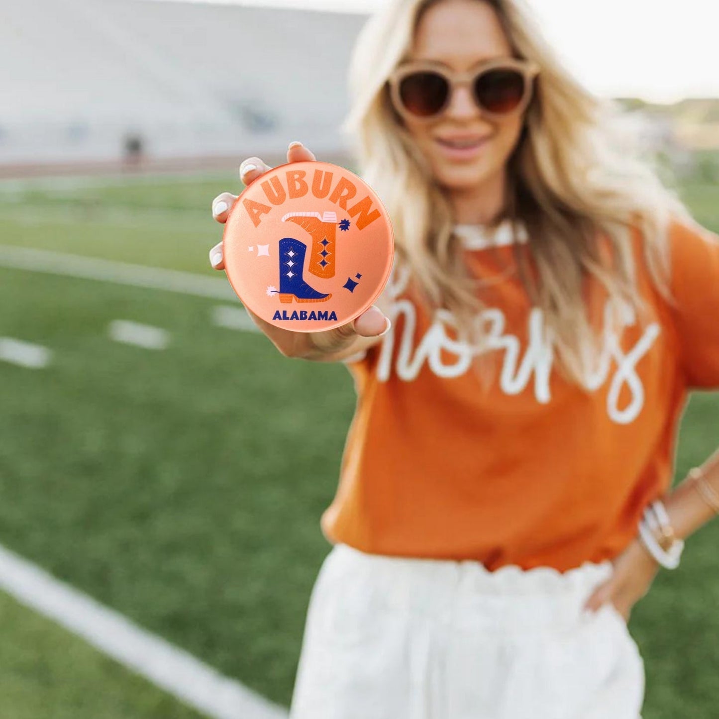 Auburn Kickoff College Town Acrylic Drink Coasters