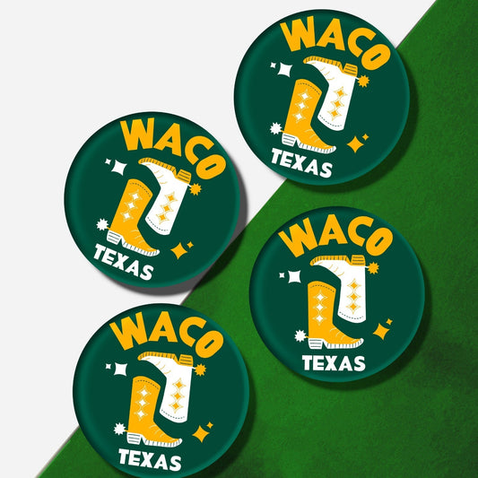 Baylor Kickoff College Town Acrylic Drink Coasters