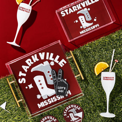 Mississippi State Kickoff College Town Acrylic Drink Coasters