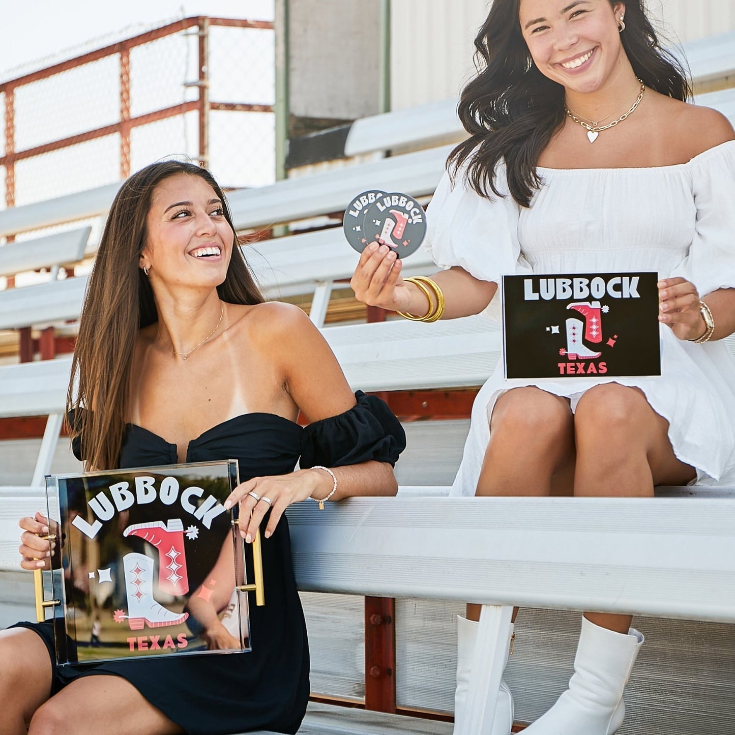 Texas Tech Kickoff College Town Acrylic Drink Coasters