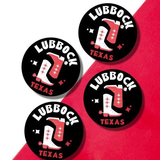 Texas Tech Kickoff College Town Acrylic Drink Coasters