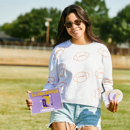 LSU Kickoff College Town Small Acrylic Tray