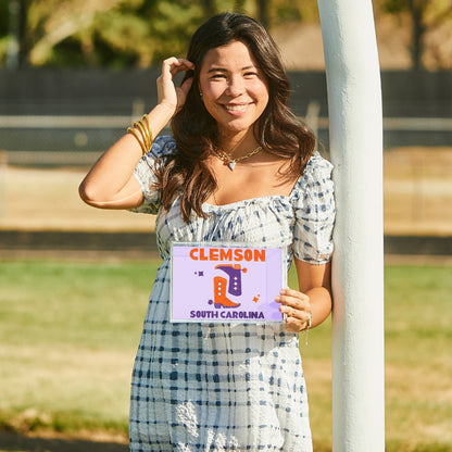 Clemson Kickoff College Town Small Acrylic Tray