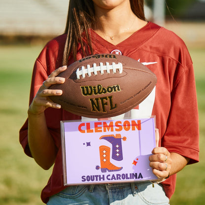 Clemson Kickoff College Town Small Acrylic Tray