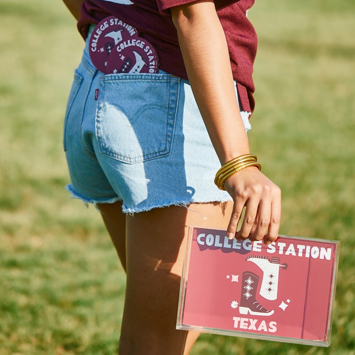 Texas A&M Kickoff College Town Small Acrylic Tray