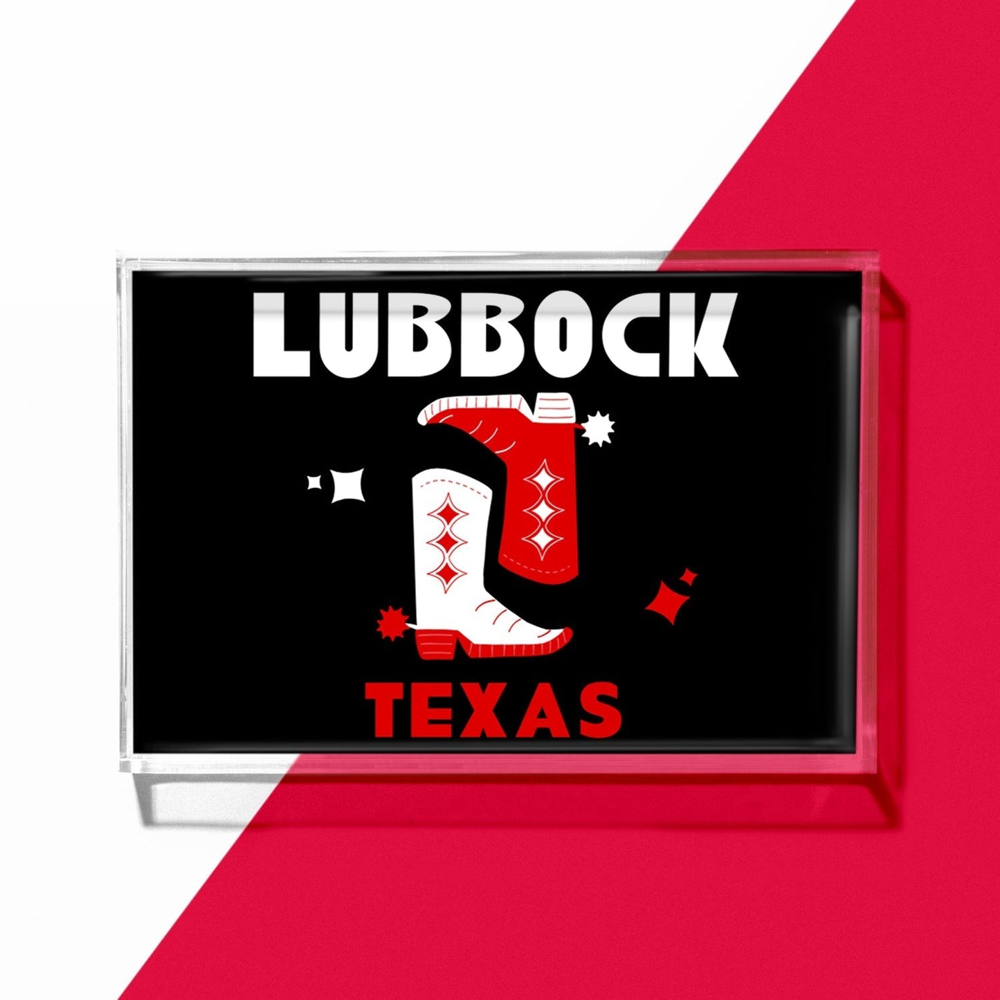 Texas Tech Kickoff College Town Small Acrylic Tray