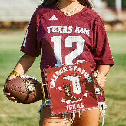 Texas A&M Kickoff College Town Large Acrylic Tray
