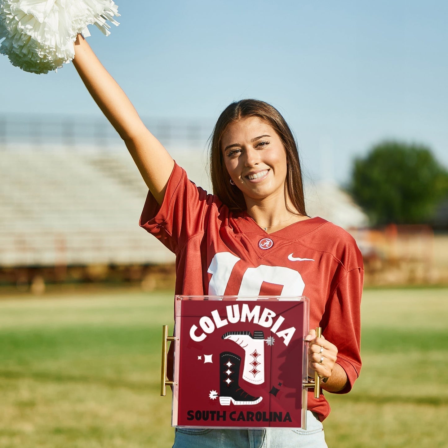 South Carolina Kickoff College Town Large Acrylic Tray