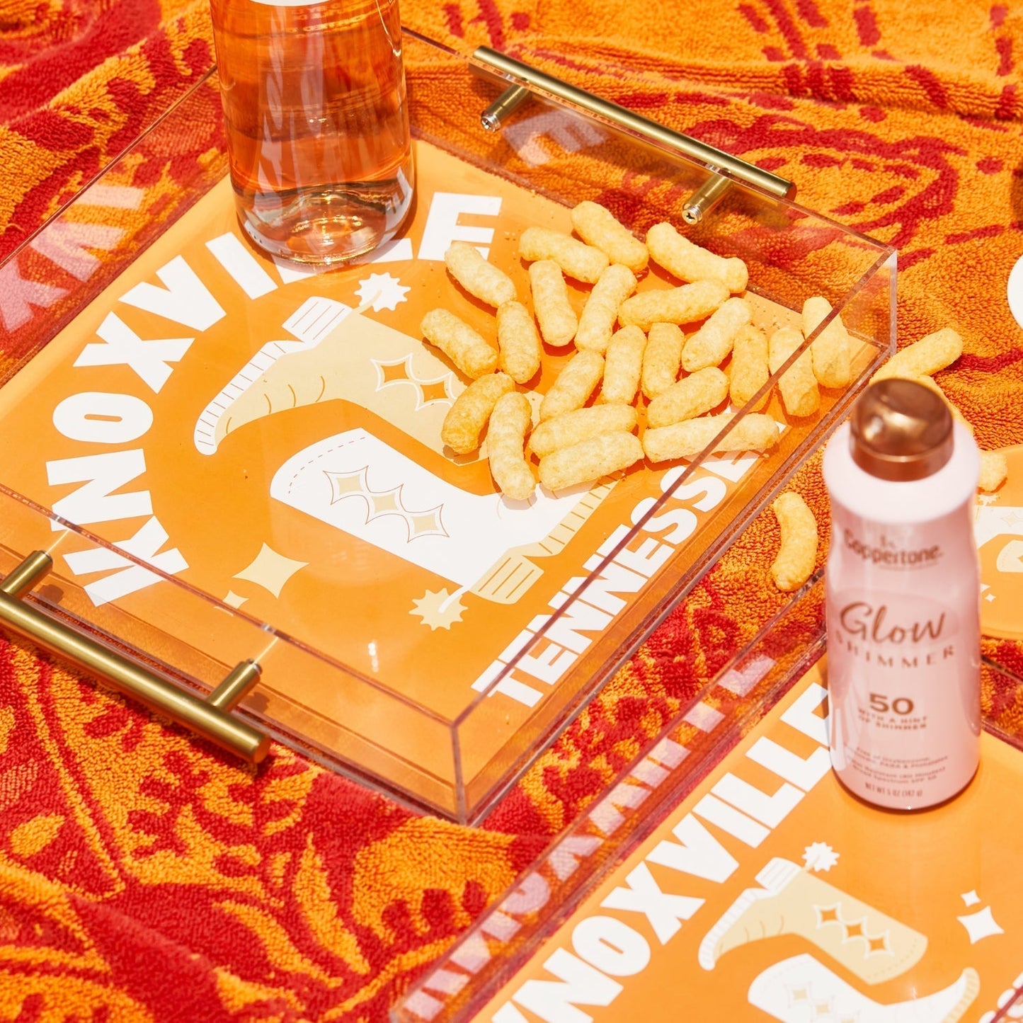 Tennessee Kickoff College Town Large Acrylic Tray