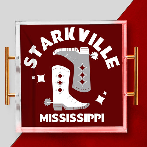 Mississippi State Kickoff College Town Large Acrylic Tray