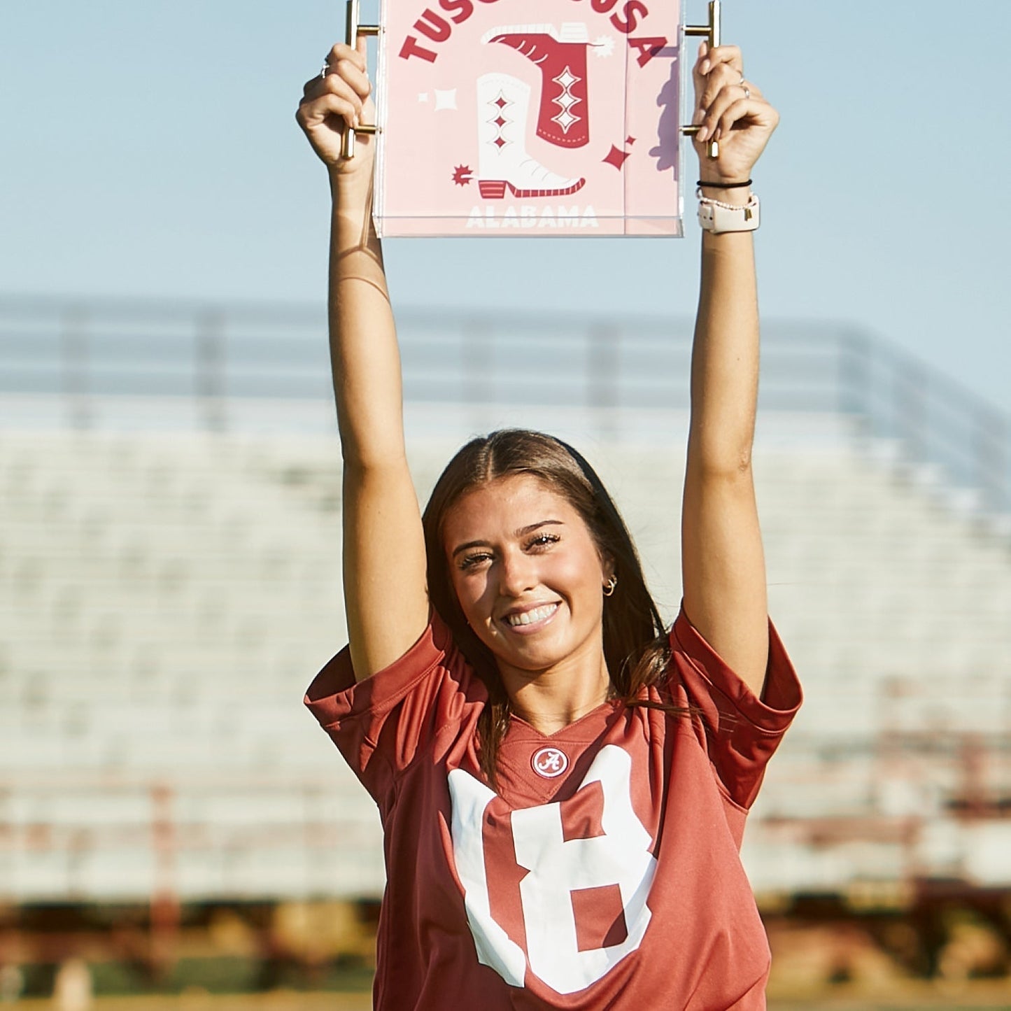 Alabama Kickoff College Town Large Acrylic Tray