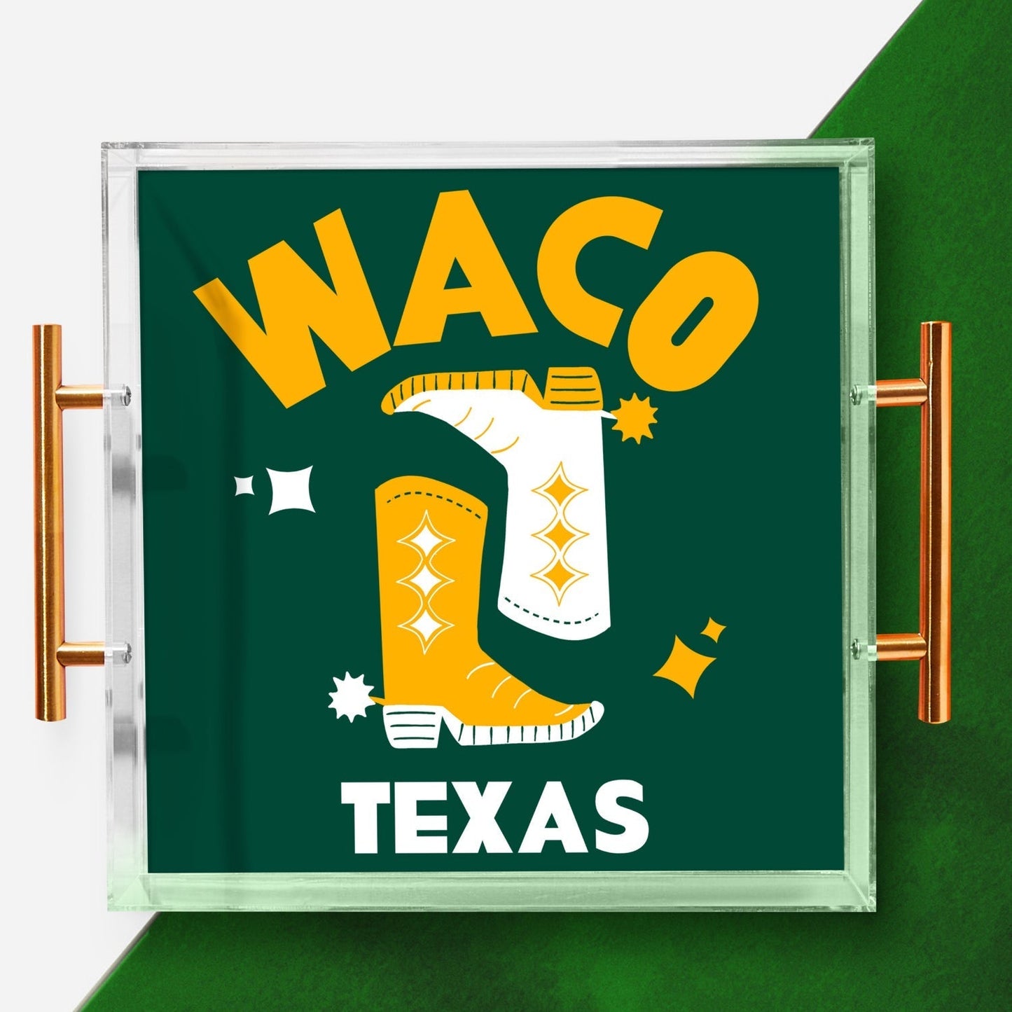 Baylor Kickoff College Town Large Acrylic Tray