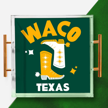 Baylor Kickoff College Town Large Acrylic Tray