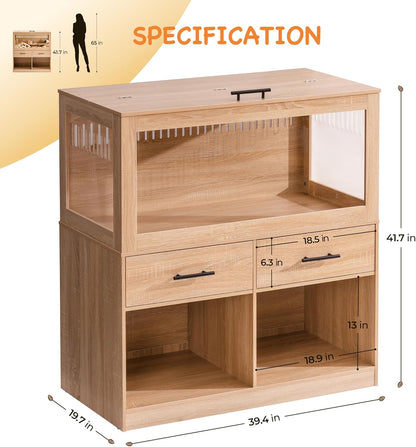 Large Wooden Hamster Cage