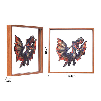 ROBOTIME Fierce Pterosaur Wooden Jigsaw Puzzle with Frame