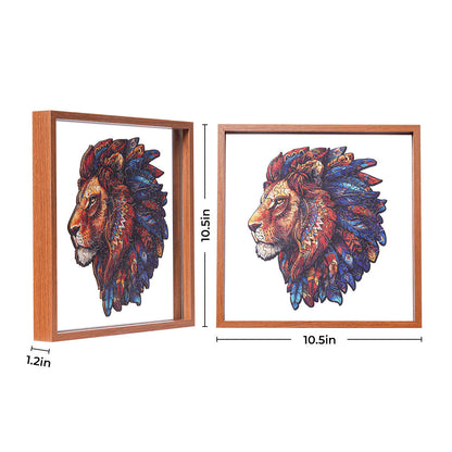 ROBOTIME The Lion King Wooden Jigsaw Puzzle with Frame