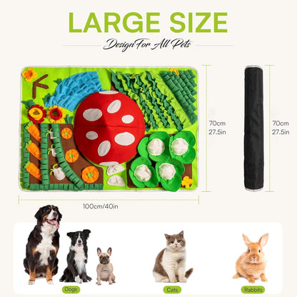 Farm Vegetable Garden Dog Snuffle Mat