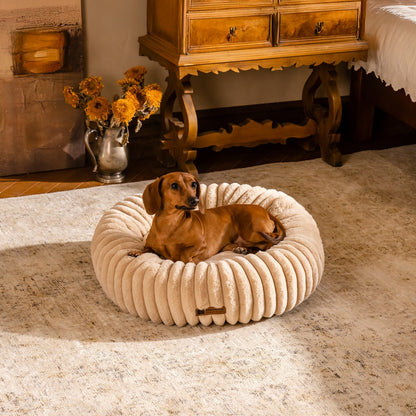 Aspen Fleece Cat & Dog Donut Bed