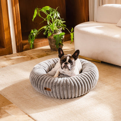Aspen Fleece Cat & Dog Donut Bed