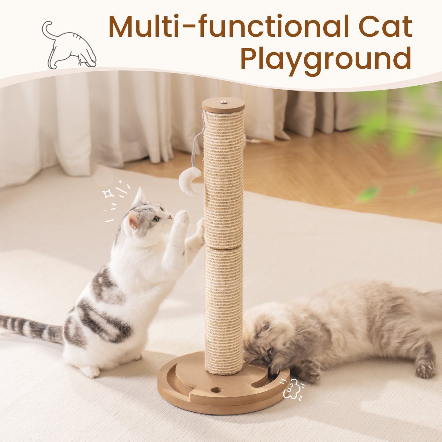 Orbital Ball Cat Scratching Post