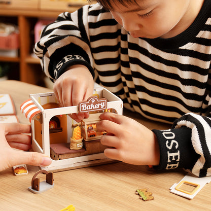 Rolife Food Box Shop DIY Miniature House Kit