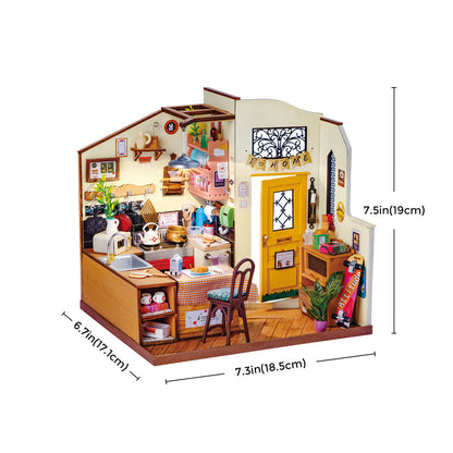 Rolife Cozy Kitchen DIY Miniature House Kit DG159