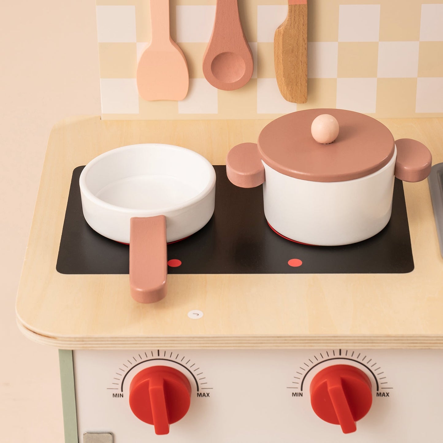 ROBUD Wooden Play Kitchen Playset for Kids WG194