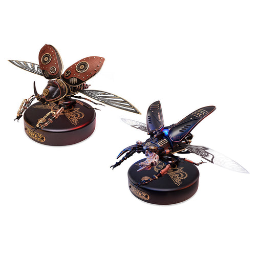 ROKR Beetle Model DIY 3D Puzzle 2 in 1 Rhinoceros & Storm